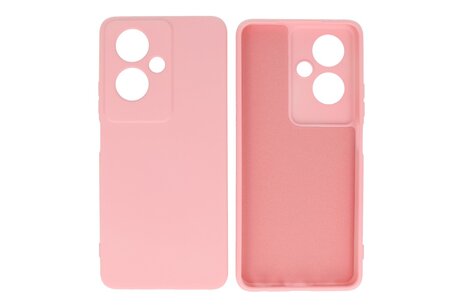 BAOHU Hoesje Geschikt voor de OPPO A79 - Fashion Backcover Hoesje - Colorful Telefoonhoesje - Roze