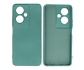 BAOHU Hoesje Geschikt voor de OPPO A79 - Fashion Backcover Hoesje - Colorful Telefoonhoesje - Donker Groen