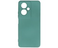 BAOHU Hoesje Geschikt voor de OPPO A79 - Fashion Backcover Hoesje - Colorful Telefoonhoesje - Donker Groen