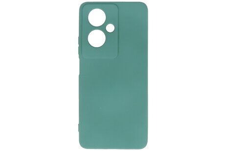 BAOHU Hoesje Geschikt voor de OPPO A79 - Fashion Backcover Hoesje - Colorful Telefoonhoesje - Donker Groen