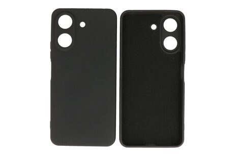 BAOHU Hoesje Geschikt voor de Xiaomi Redmi 13C 4G - Fashion Backcover Hoesje - Colorful Telefoonhoesje - Zwart