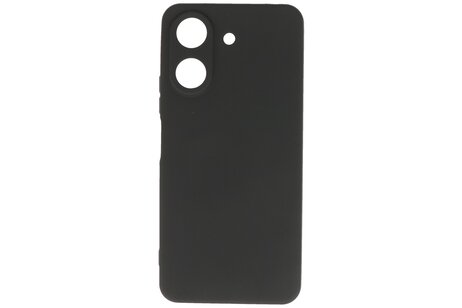 BAOHU Hoesje Geschikt voor de Xiaomi Redmi 13C 4G - Fashion Backcover Hoesje - Colorful Telefoonhoesje - Zwart