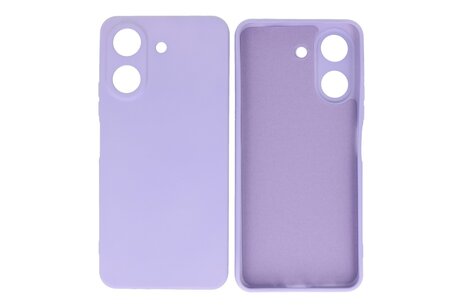 BAOHU Hoesje Geschikt voor de Xiaomi Redmi 13C 4G - Fashion Backcover Hoesje - Colorful Telefoonhoesje - Paars
