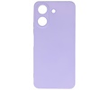 BAOHU Hoesje Geschikt voor de Xiaomi Redmi 13C 4G - Fashion Backcover Hoesje - Colorful Telefoonhoesje - Paars