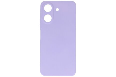 BAOHU Hoesje Geschikt voor de Xiaomi Redmi 13C 4G - Fashion Backcover Hoesje - Colorful Telefoonhoesje - Paars