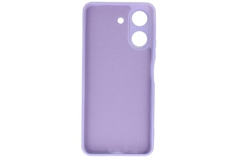 BAOHU Hoesje Geschikt voor de Xiaomi Redmi 13C 4G - Fashion Backcover Hoesje - Colorful Telefoonhoesje - Paars