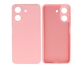 BAOHU Hoesje Geschikt voor de Xiaomi Redmi 13C 4G - Fashion Backcover Hoesje - Colorful Telefoonhoesje - Roze