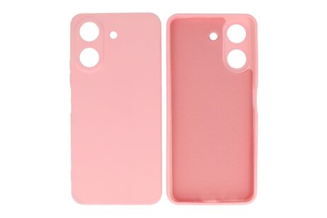 BAOHU Hoesje Geschikt voor de Xiaomi Redmi 13C 4G - Fashion Backcover Hoesje - Colorful Telefoonhoesje - Roze