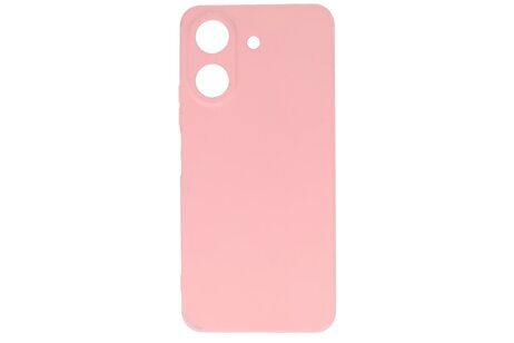 BAOHU Hoesje Geschikt voor de Xiaomi Redmi 13C 4G - Fashion Backcover Hoesje - Colorful Telefoonhoesje - Roze