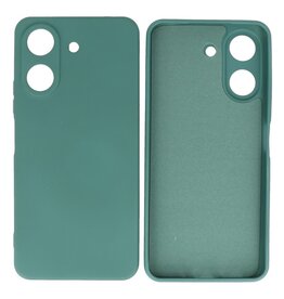 BAOHU Fachion Hoesje voor Xiaomi Redmi 13C 4G Donker Groen