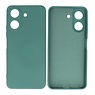 BAOHU Fachion Hoesje voor Xiaomi Redmi 13C 4G Donker Groen