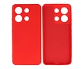 BAOHU Hoesje Geschikt voor de Xiaomi Redmi Note 13 4G - Fashion Backcover Hoesje - Colorful Telefoonhoesje - Rood