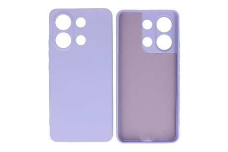 BAOHU Hoesje Geschikt voor de Xiaomi Redmi Note 13 4G - Fashion Backcover Hoesje - Colorful Telefoonhoesje - Paars