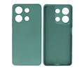 BAOHU Hoesje Geschikt voor de Xiaomi Redmi Note 13 4G - Fashion Backcover Hoesje - Colorful Telefoonhoesje - Donker Groen