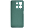 BAOHU Hoesje Geschikt voor de Xiaomi Redmi Note 13 4G - Fashion Backcover Hoesje - Colorful Telefoonhoesje - Donker Groen