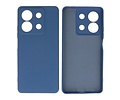 Hoesje Geschikt voor de Xiaomi Redmi Note 13 5G - Fashion Backcover Hoesje - Colorful Telefoonhoesje - Navy