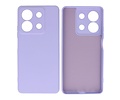 Hoesje Geschikt voor de Xiaomi Redmi Note 13 5G - Fashion Backcover Hoesje - Colorful Telefoonhoesje - Paars