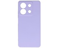 BAOHU Hoesje Geschikt voor de Xiaomi Redmi Note 13 5G - Fashion Backcover Hoesje - Colorful Telefoonhoesje - Paars