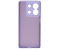 BAOHU Hoesje Geschikt voor de Xiaomi Redmi Note 13 5G - Fashion Backcover Hoesje - Colorful Telefoonhoesje - Paars