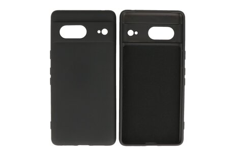BAOHU Hoesje Geschikt voor de Google Pixel 7 - Fashion Backcover Hoesje - Colorful Telefoonhoesje - Zwart