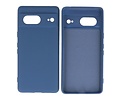BAOHU Hoesje Geschikt voor de Google Pixel 7 - Fashion Backcover Hoesje - Colorful Telefoonhoesje - Navy