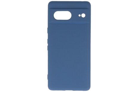 BAOHU Hoesje Geschikt voor de Google Pixel 7 - Fashion Backcover Hoesje - Colorful Telefoonhoesje - Navy