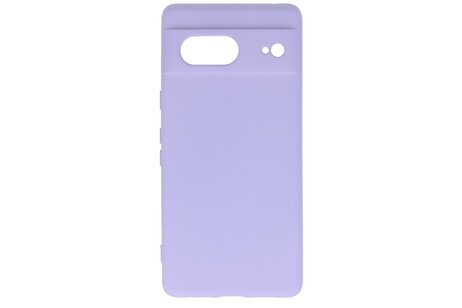 BAOHU Hoesje Geschikt voor de Google Pixel 7 - Fashion Backcover Hoesje - Colorful Telefoonhoesje - Paars