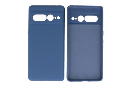 BAOHU Hoesje Geschikt voor de Google Pixel 7 Pro - Fashion Backcover Hoesje - Colorful Telefoonhoesje - Navy