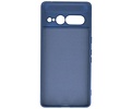 BAOHU Hoesje Geschikt voor de Google Pixel 7 Pro - Fashion Backcover Hoesje - Colorful Telefoonhoesje - Navy
