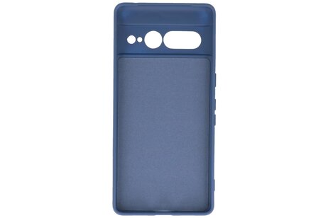 BAOHU Hoesje Geschikt voor de Google Pixel 7 Pro - Fashion Backcover Hoesje - Colorful Telefoonhoesje - Navy