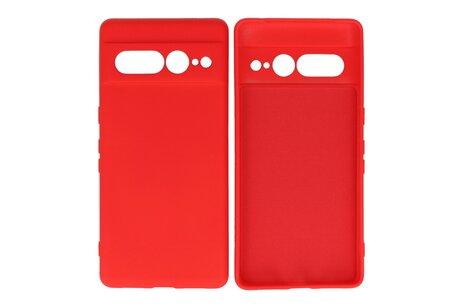 BAOHU Hoesje Geschikt voor de Google Pixel 7 Pro - Fashion Backcover Hoesje - Colorful Telefoonhoesje - Rood