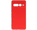 BAOHU Hoesje Geschikt voor de Google Pixel 7 Pro - Fashion Backcover Hoesje - Colorful Telefoonhoesje - Rood