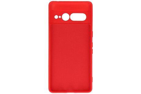BAOHU Hoesje Geschikt voor de Google Pixel 7 Pro - Fashion Backcover Hoesje - Colorful Telefoonhoesje - Rood