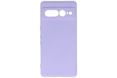 BAOHU Hoesje Geschikt voor de Google Pixel 7 Pro - Fashion Backcover Hoesje - Colorful Telefoonhoesje - Paars