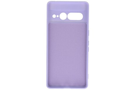 BAOHU Hoesje Geschikt voor de Google Pixel 7 Pro - Fashion Backcover Hoesje - Colorful Telefoonhoesje - Paars