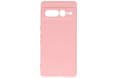 BAOHU Hoesje Geschikt voor de Google Pixel 7 Pro - Fashion Backcover Hoesje - Colorful Telefoonhoesje - Roze