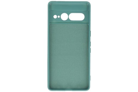 BAOHU Hoesje Geschikt voor de Google Pixel 7 Pro - Fashion Backcover Hoesje - Colorful Telefoonhoesje - Donker Groen