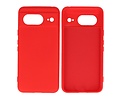 BAOHU Hoesje Geschikt voor de Google Pixel 8 - Fashion Backcover Hoesje - Colorful Telefoonhoesje - Rood