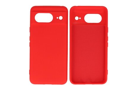 BAOHU Hoesje Geschikt voor de Google Pixel 8 - Fashion Backcover Hoesje - Colorful Telefoonhoesje - Rood