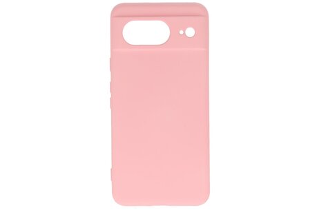 BAOHU Hoesje Geschikt voor de Google Pixel 8 - Fashion Backcover Hoesje - Colorful Telefoonhoesje - Roze