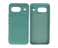 BAOHU Hoesje Geschikt voor de Google Pixel 8 - Fashion Backcover Hoesje - Colorful Telefoonhoesje - Donker Groen