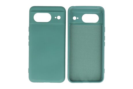 BAOHU Hoesje Geschikt voor de Google Pixel 8 - Fashion Backcover Hoesje - Colorful Telefoonhoesje - Donker Groen
