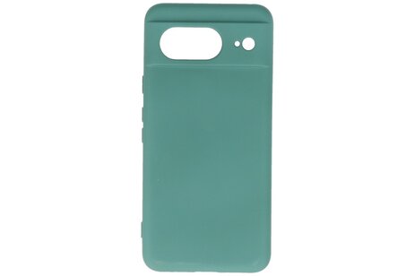 BAOHU Hoesje Geschikt voor de Google Pixel 8 - Fashion Backcover Hoesje - Colorful Telefoonhoesje - Donker Groen