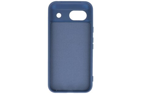 BAOHU Hoesje Geschikt voor de Google Pixel 8A - Fashion Backcover Hoesje - Colorful Telefoonhoesje - Navy