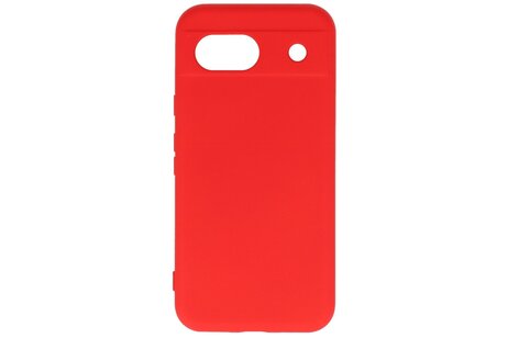 BAOHU Hoesje Geschikt voor de Google Pixel 8A - Fashion Backcover Hoesje - Colorful Telefoonhoesje - Rood
