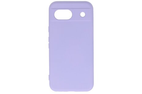 BAOHU Hoesje Geschikt voor de Google Pixel 8A - Fashion Backcover Hoesje - Colorful Telefoonhoesje - Paars