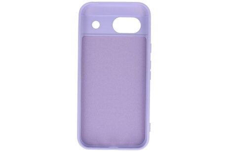 BAOHU Hoesje Geschikt voor de Google Pixel 8A - Fashion Backcover Hoesje - Colorful Telefoonhoesje - Paars