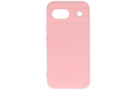 BAOHU Hoesje Geschikt voor de Google Pixel 8A - Fashion Backcover Hoesje - Colorful Telefoonhoesje - Roze