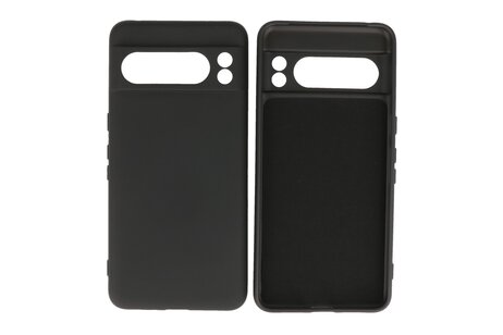 BAOHU Hoesje Geschikt voor de Google Pixel 8 Pro - Fashion Backcover Hoesje - Colorful Telefoonhoesje - Zwart