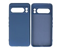 BAOHU Hoesje Geschikt voor de Google Pixel 8 Pro - Fashion Backcover Hoesje - Colorful Telefoonhoesje - Navy